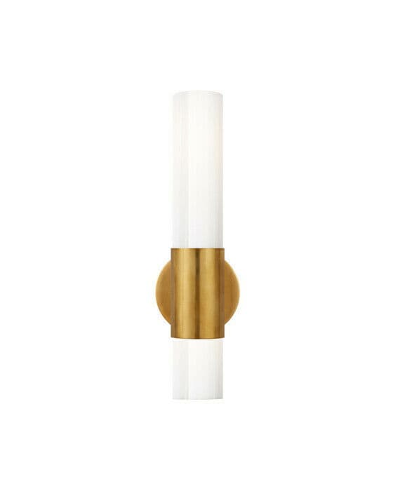 Penz Medium Cylindrical Sconce Antique Brass