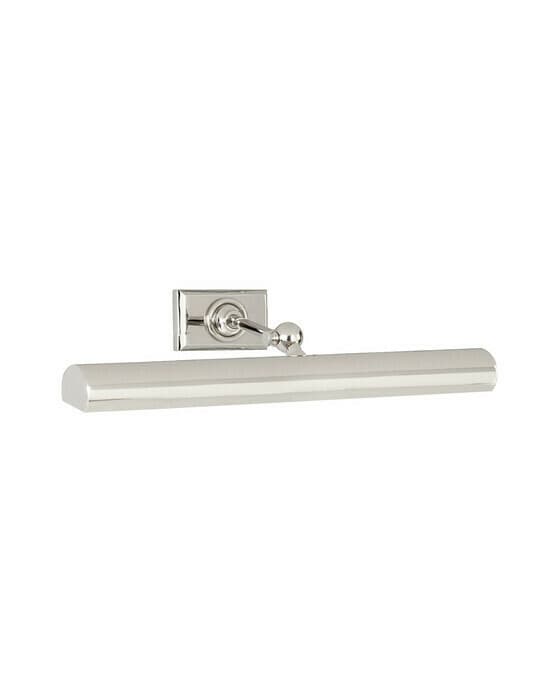 18" Cabinet Maker's Picture Light Polished Nickel