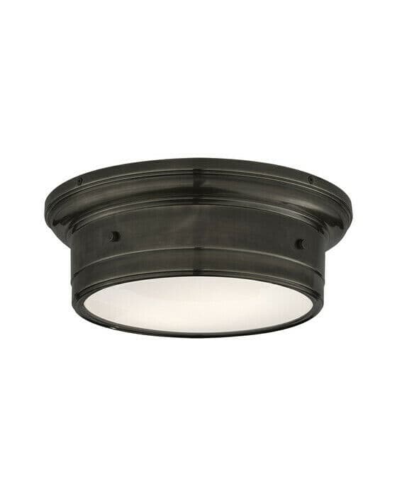 Small Siena Flush Mount Bronze