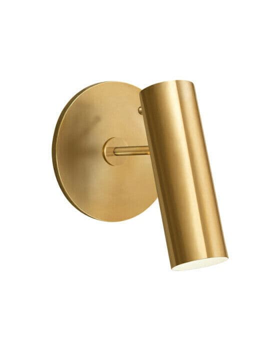 Lancelot Pivoting Light Antique Brass
