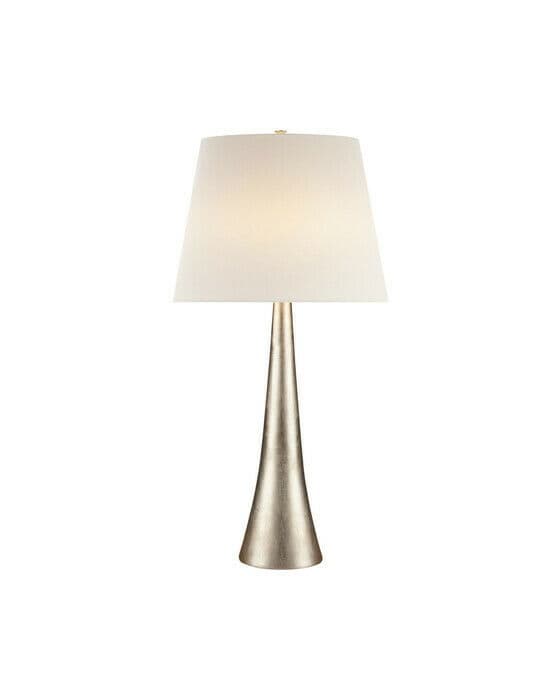 Dover bordlampe sølv