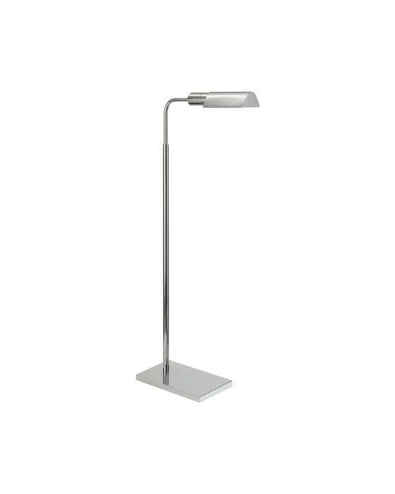 Studio Adjustable Light Floor Lamp Polished Nickel