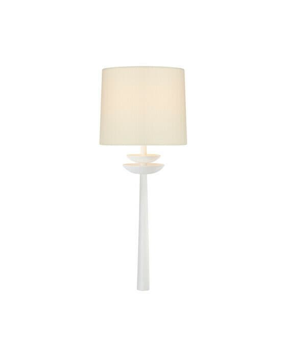 Beaumont Medium Tail Sconce White