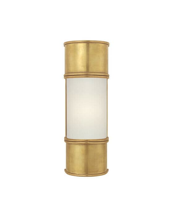 Oxford 12" Bath Sconce Antique-Burnished Brass