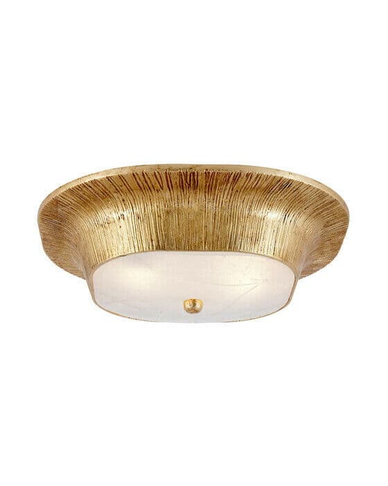 Utopia Round Flush Mount Gild