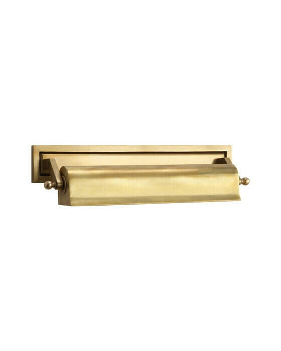 Library 16" Picture Light Antique Brass