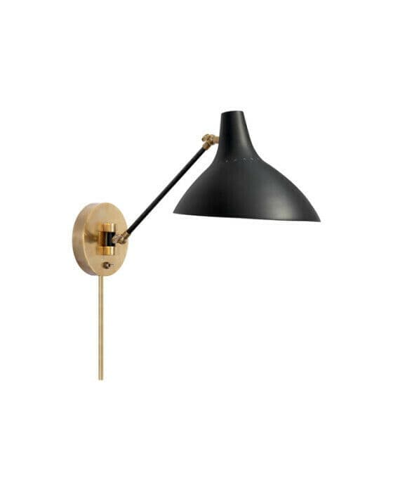 Charlton Wall Light Black