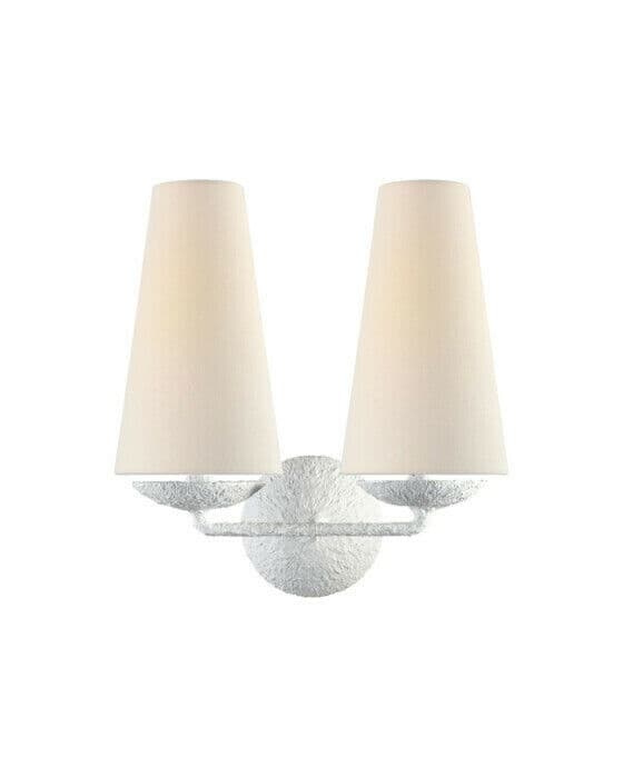 Fontaine Double Sconce Plaster