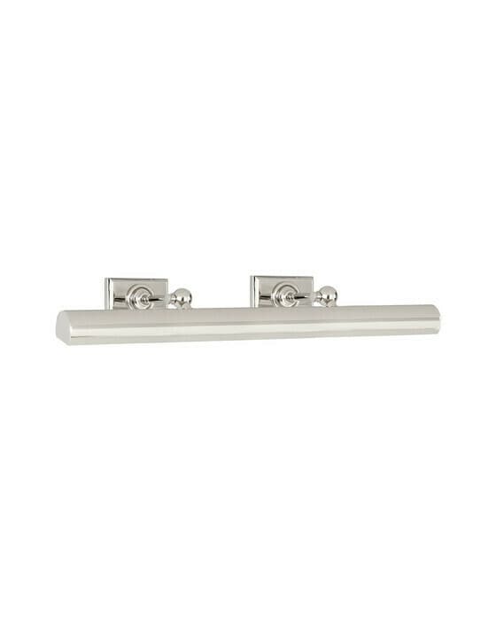 24" Cabinet Maker's Picture Light Polished Nickel