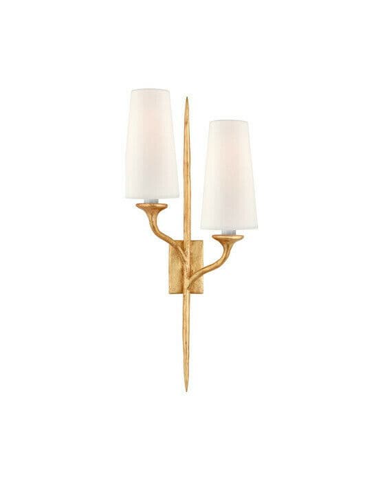 Iberia Double Sconce guld