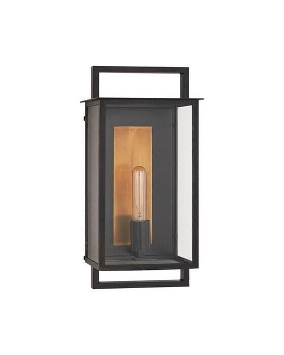 Halle Wall Lantern Black M
