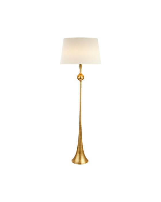 Dover gulvlampe gull
