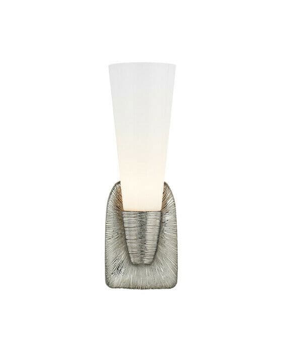 Utopia Small Single Bath Sconce Polished Nickel