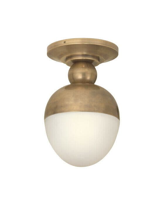 Clark Flush Mount Antique Brass