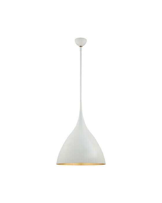 Agnes Medium Pendant White