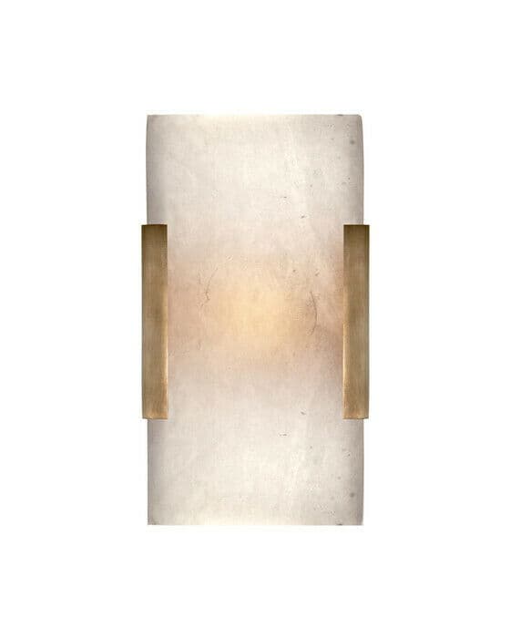 Covet Wide Clip Bath Sconce Antique-Burnished Brass