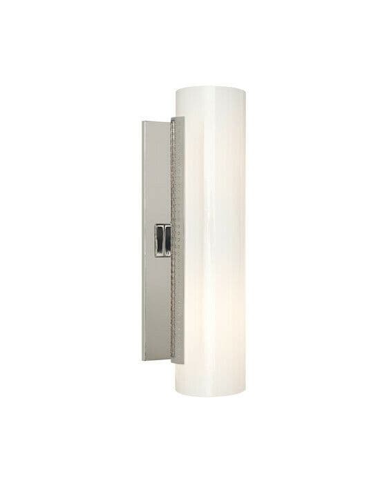 Precision Cylinder Sconce Polished Nickel
