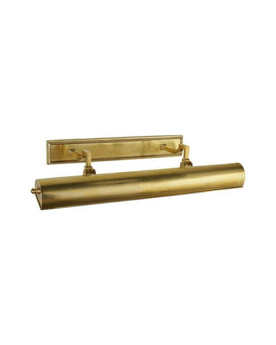 Dean 24" Picture Light Natural Brass