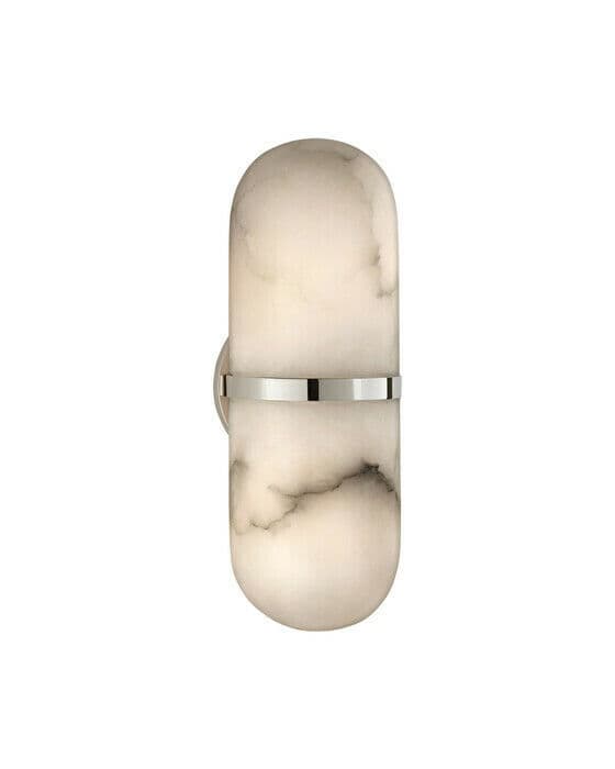 Melange Pill Form vegglampe nikkel