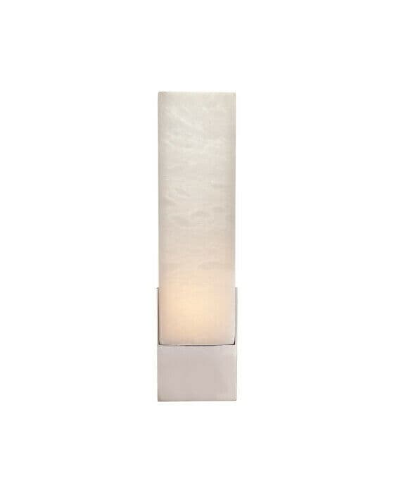Covet Tall Box Bath Sconce Polished Nickel