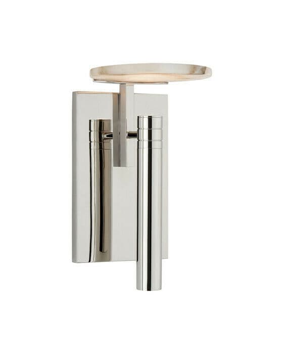 Melange Floating Disc Sconce Nickel