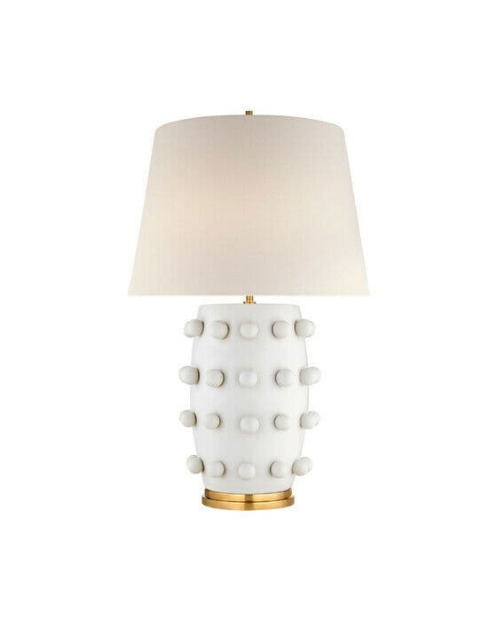 Linden bordlampe hvit