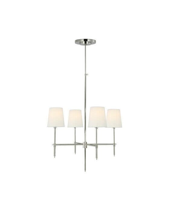 Small Bryant Chandelier Polished Nickel