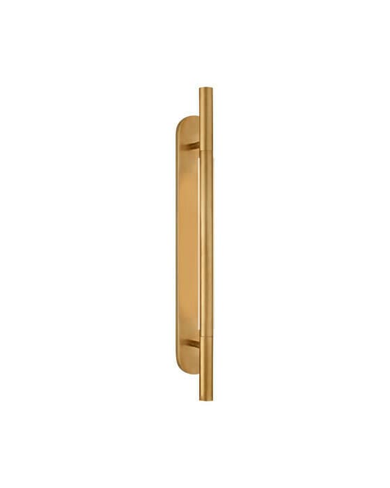 Rousseau Medium Bracketed Sconce Antique-Burnished Brass