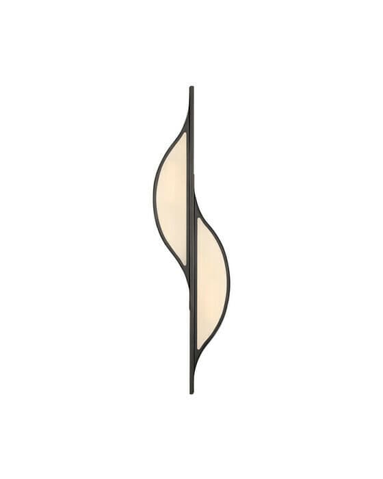 Avant Large Curved Sconce Bronze