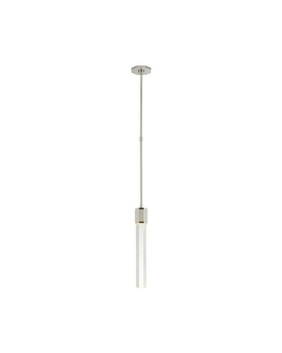 Fascio Single Pendant Polished Nickel