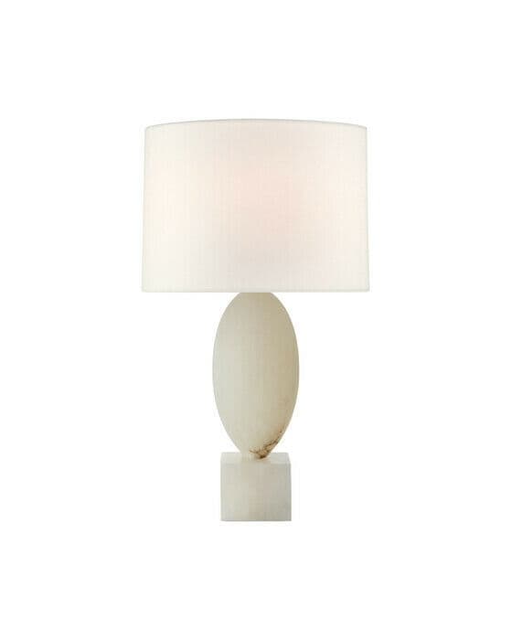 Versa Large Table Lamp Alabaster