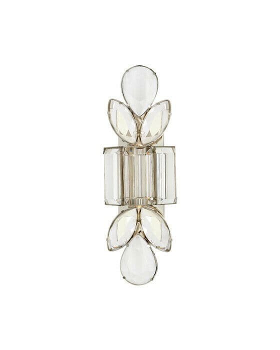 Lloyd Large Jeweled Sconce Nickel