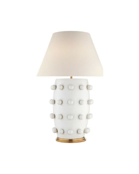 Linden bordlampe hvit