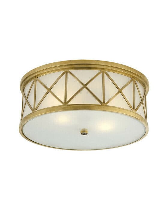 Montpelier Large Flush Mount Antique Brass