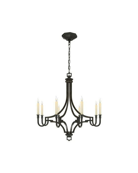 Mykonos Chandelier Aged Iron Medium