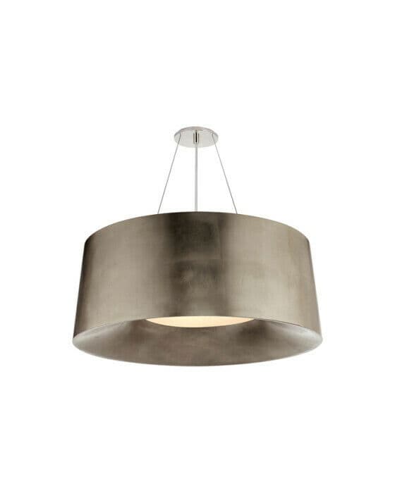 Halo Medium Hanging Shade Burnished Silver Leaf