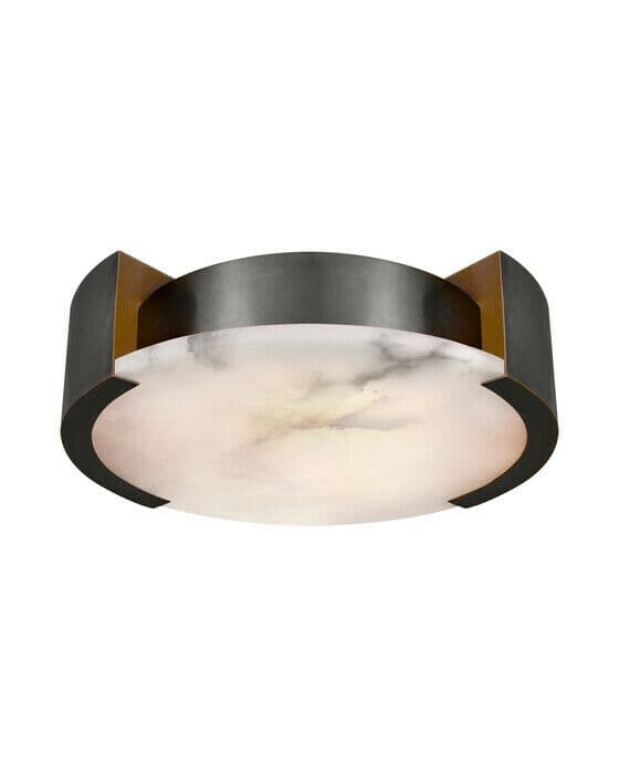 Melange Large Flush Mount Lamp Bronze