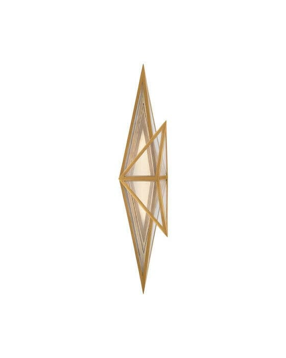 Ori Tall Sconce Antique Brass