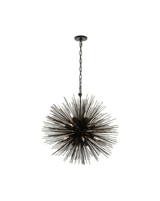 Strada Round Pendant Black