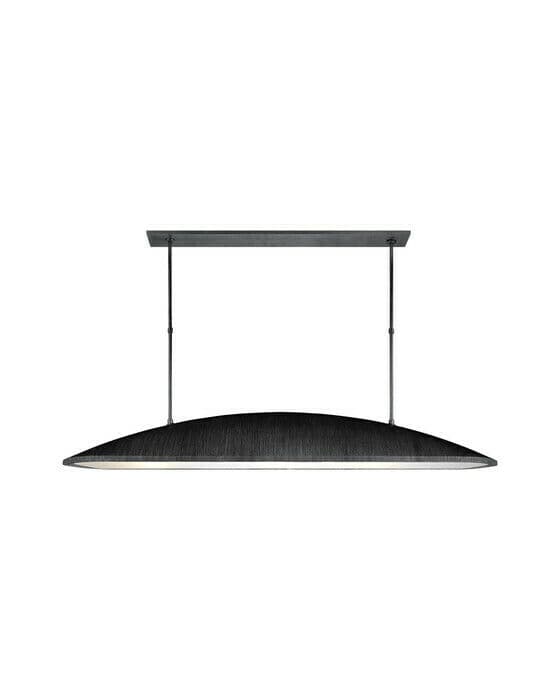 Utopia Large Linear Pendant Black