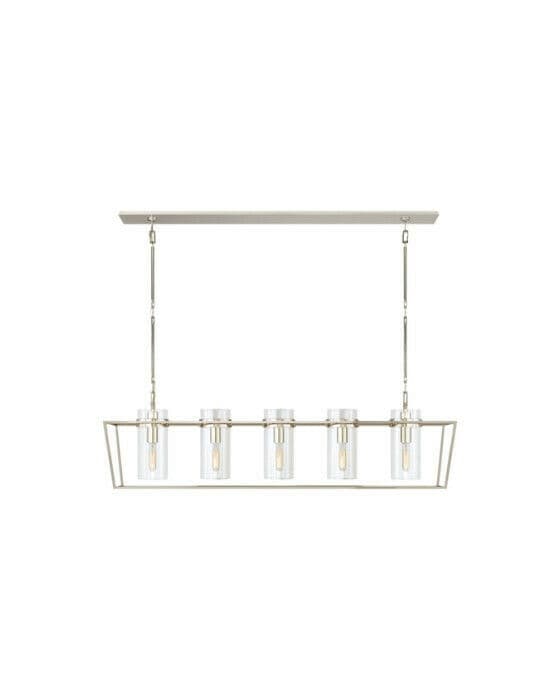Presidio Large Linear Lantern Polished Nickel