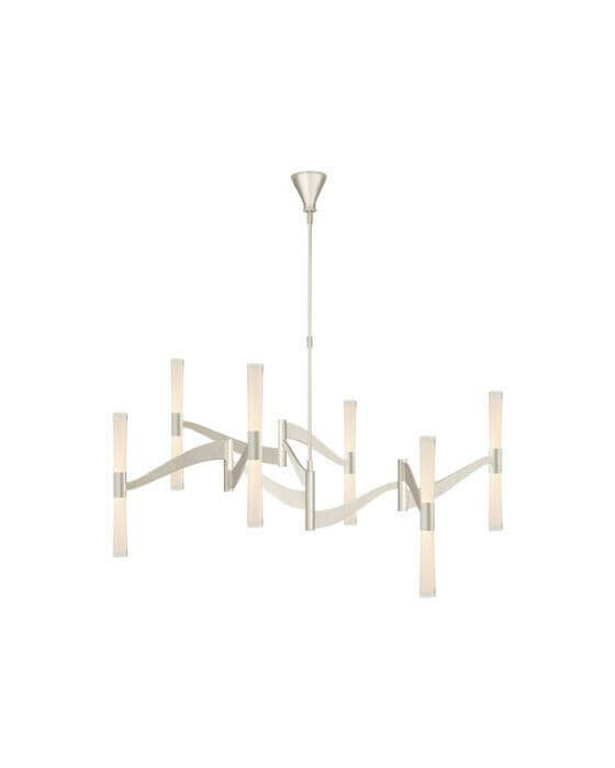 Brenta Grande Chandelier Polished Nickel
