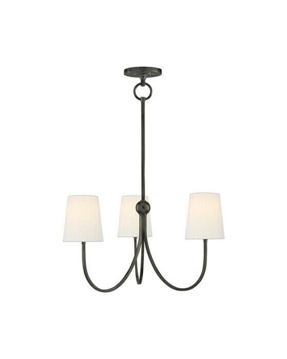 Reed Chandelier Bronze
