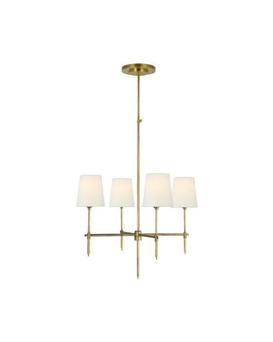 Bryant Small Chandelier Antique Brass