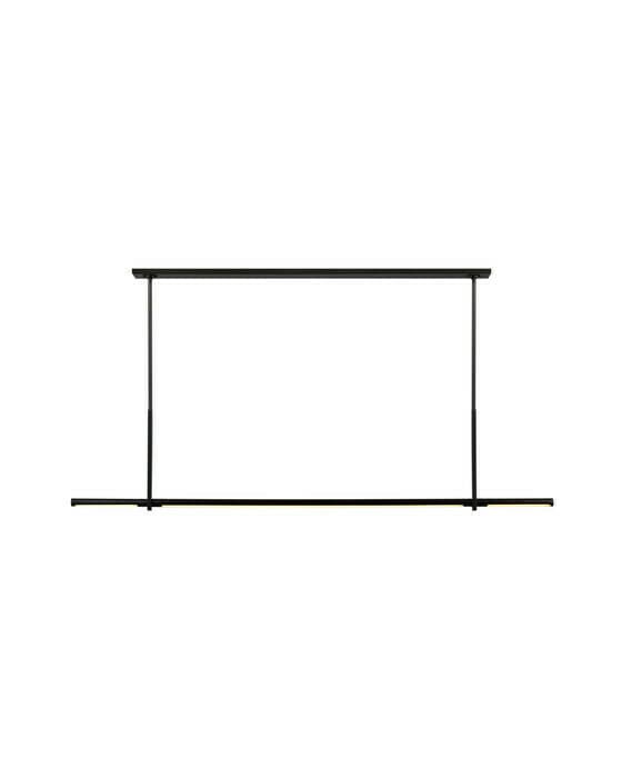 Axis Large Linear Pendant Bronze