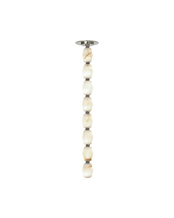 Collier Alabaster 24 Pendant Polished Nickel 2700K