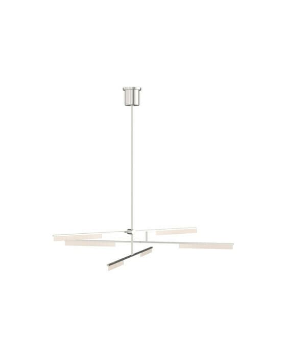 Klee 6-Light Chandelier Polished Nickel
