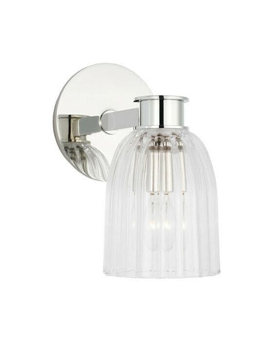 Asalea vegglampe nikkel