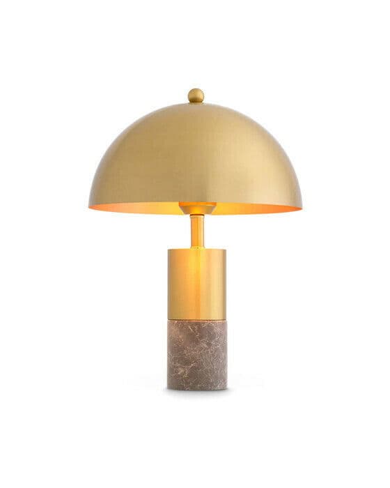 Flair bordlampe messing