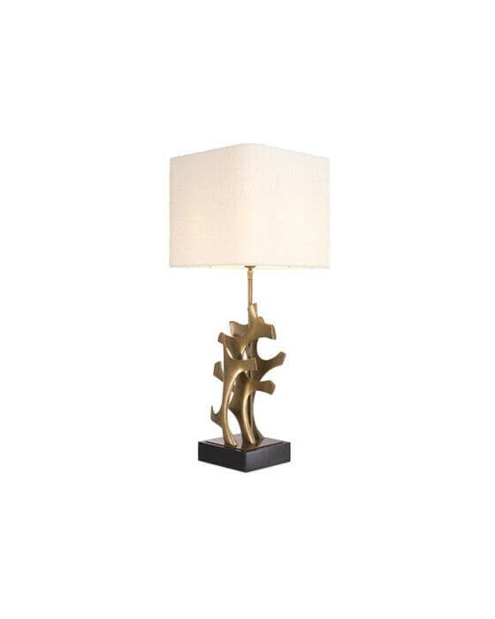 Agapé bordlampe antikk messing